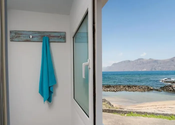 Casa Charcon Alto, En Primera Linea De Mar - Lanzarote * 파마라